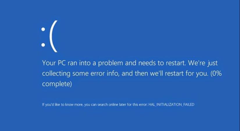 Javították a Windows 10 kék halált okozó hibáját