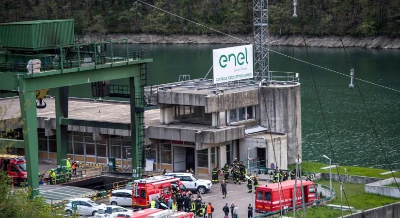 Hétre emelkedett az olasz vízerőműben történt robbanás halálos áldozatainak száma