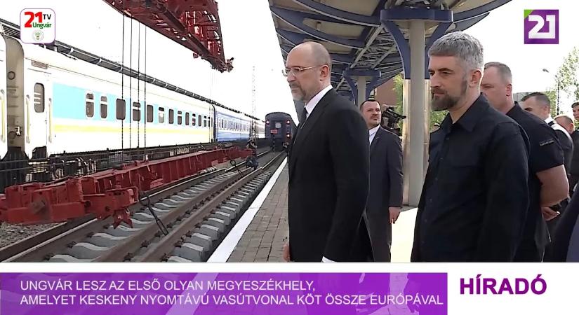 Ungvár lesz az első olyan megyeszékhely, amelyet keskeny nyomtávú vasútvonal köt össze Európával (videó)