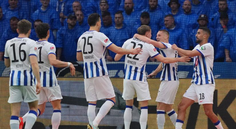2. Bundesliga: Dárdai Palkó duplázott, fölényesen nyert a Hertha BSC – videóval