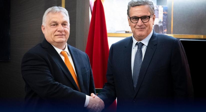 Orbán Viktor a marokkói miniszterelnökkel tárgyalt