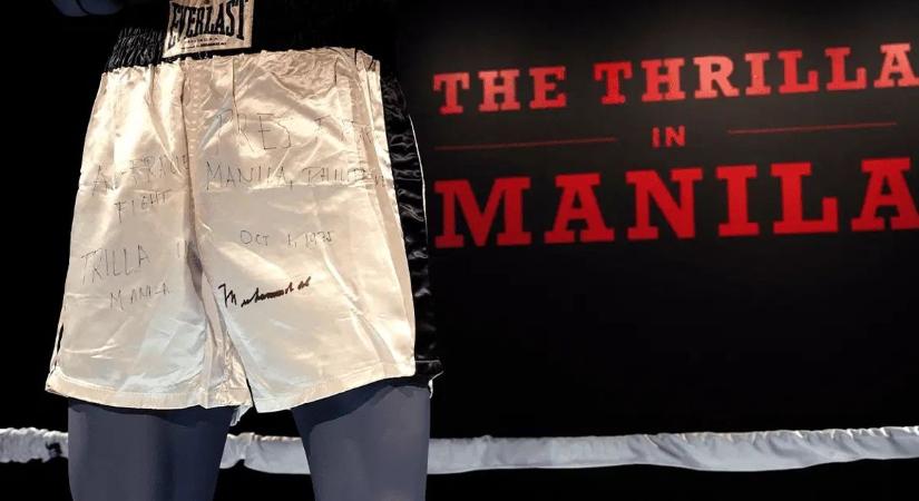 Muhammad Ali legendás meccsén viselt nadrágjával váratlan gond akadt