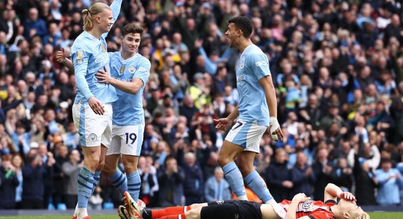 Kiütéssel nyert a Manchester City, megint Szoboszlaiék előtt vannak a tabellán