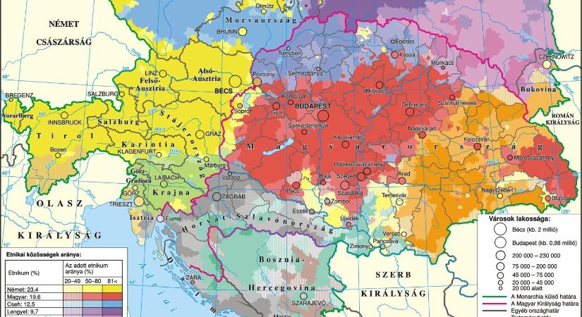 Magyarország nyugati határainak kialakulása - változások 1920/1923-ban