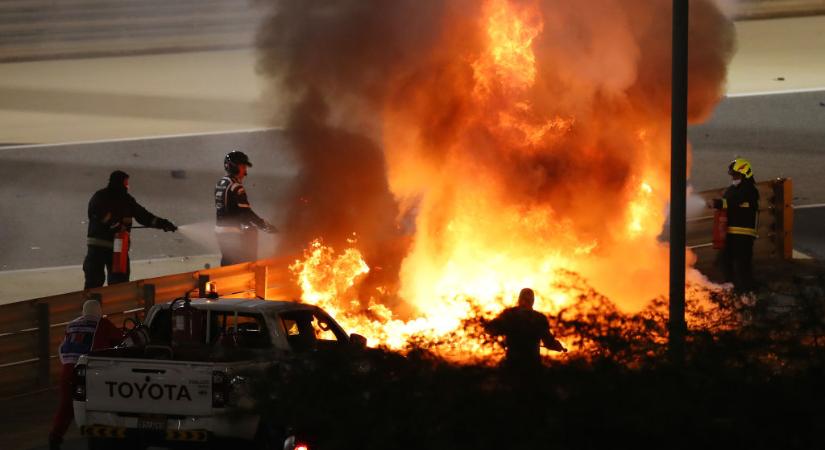 A horrorbukást túlélő Grosjean elmondta, mire gondolt, amikor a lángokból próbált kiszabadulni