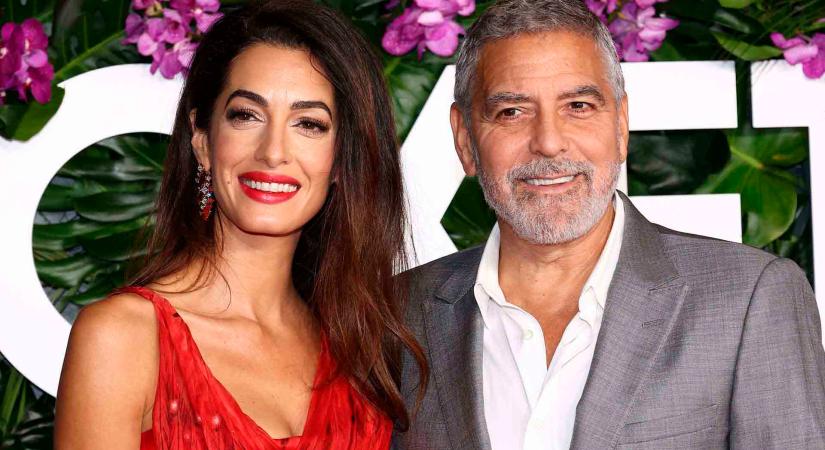 Imádjuk Amal Clooney új hajszínét: férje oldalán királynőként tündökölt a vörös szőnyegen