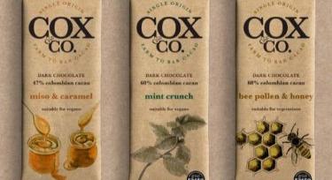 Fenntartható csokoládécsomagolás a Cox&Co.-tól