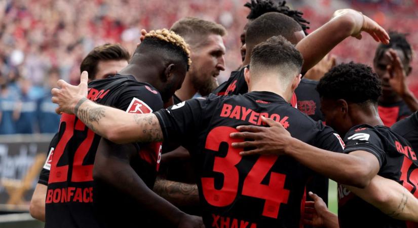 Nem kell tovább számolgatni, KO-val nyert történelmi bajnoki címet a Bayer Leverkusen