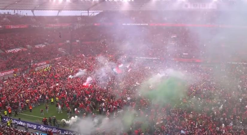 Bundesliga: 11 év után nem a Bayern a bajnok, óriási buli van Leverkusenben