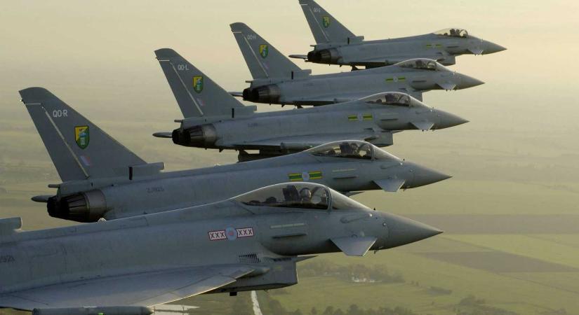 Romániában állomásozó Typhoon vadászgépeket is bevetettek az Izraelt segítő akcióban