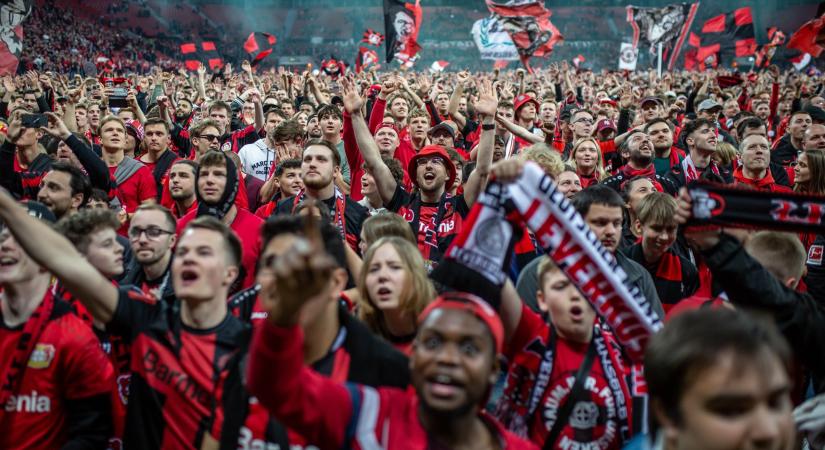 Hatalmas parádéba fulladt Leverkusenben a történelmi bajnoki cím