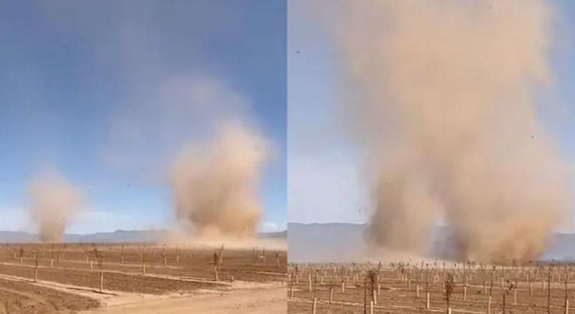 Ritka katasztrófa, egyszerre két forgószél pusztított Arizonában - videók