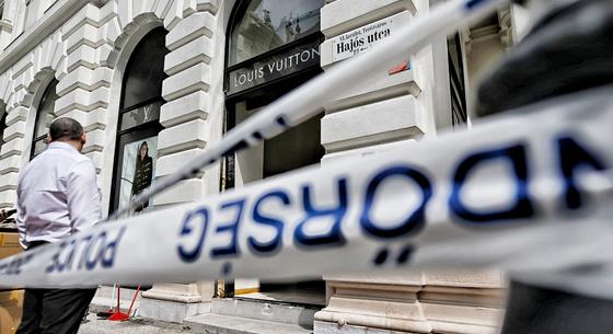 Kirabolták az Andrássy úton lévő Louis Vuitton üzletet