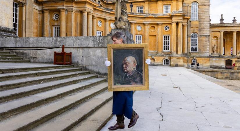Eladó annak a festménynek a vázlata, amit Churchill annyira utált, hogy inkább felgyújtották