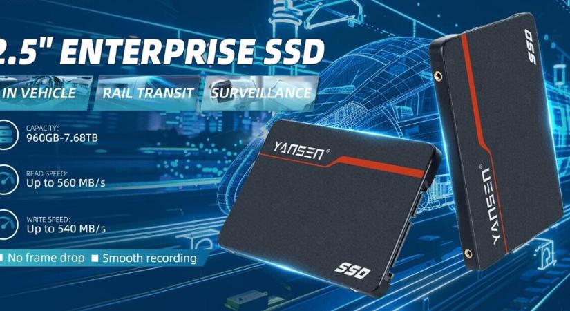 Üzleti besorolású, 2,5 hüvelykes SSD a Yansentől