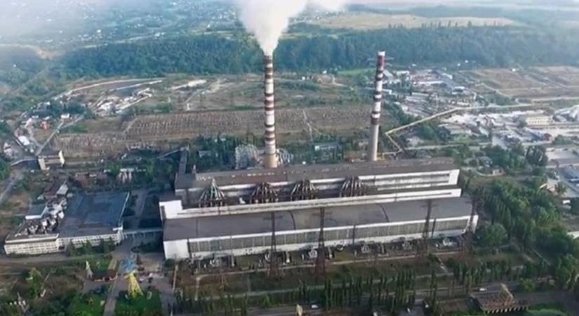 Teljesen megsemmisült egy Kijev környéki erőmű