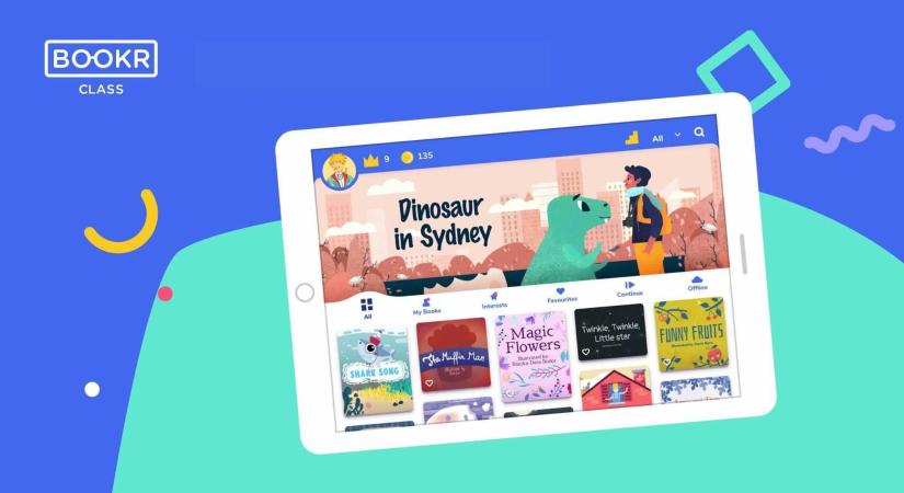 BOOKR Kids: interaktív alkalmazás a hivatalos tankönyvlistán