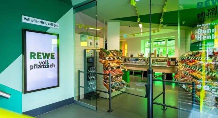 Megnyílt a REWE első 100%-ban növényi alapú élelmiszerüzlete Berlinben