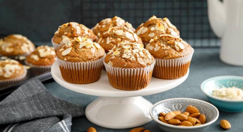Szaftos, mandulás muffin, amit lehetetlen abbahagyni: így lesz igazán élénk az íze