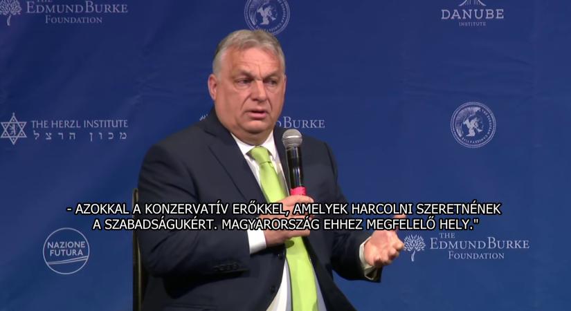 Orbán Viktor: A szabadság harcosainak ismét aktívnak kell lenniük és cselekedniük kell Európában  videó