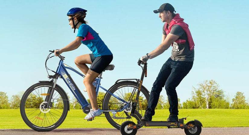 Kiárusítás: elektromos rollerek és bicajok áron alul a Geekmaxi oldalán