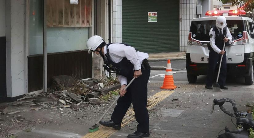 Erős földrengés rázta meg Japánt