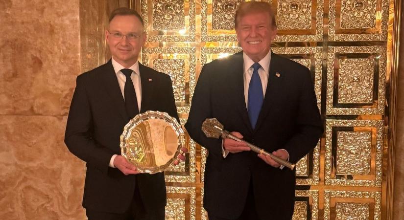 Donald Trumppal találkozott a lengyel elnök New Yorkban