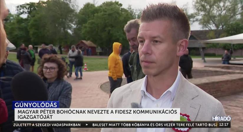 Magyar Péter bohócnak nevezte a FIDESZ kommunikációs igazgatóját  videó
