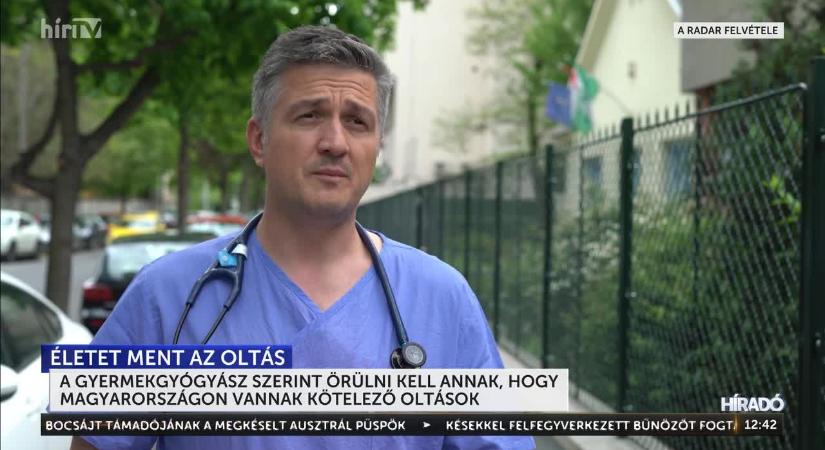 A gyermekgyógyász szerint örülni kell annak, hogy Magyarországon vannak kötelező oltások  videó