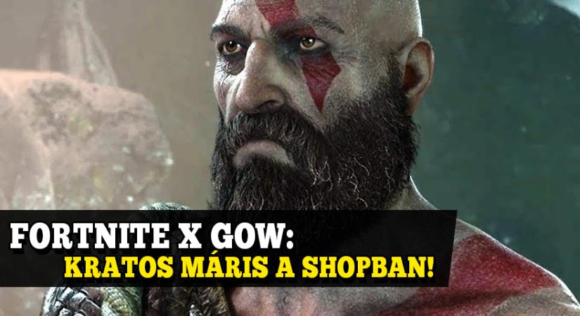 Ez gyors volt! Kratos máris elérhető a Fortnite Item Shopban!