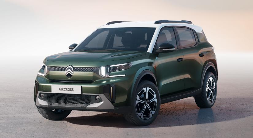 Hét üléssel és elektromos hajtással jön az új Citroën C3 Aircross