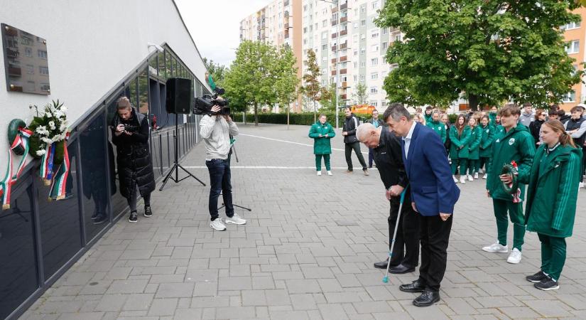 A Haladás olimpia bajnok kapusára, Szarka Zoltánra emlékeztek Szombathelyen - fotók