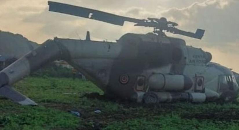 Lezuhant egy katonai helikopter Kenyában, nyolcan meghaltak