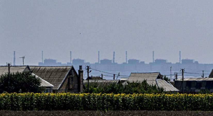 Ukrán drónokat lőttek le a zaporizzsjai atomerőmű fölött