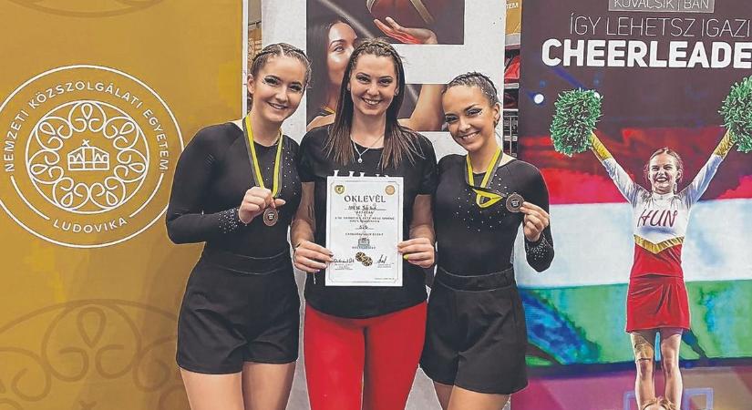 Nyíregyházi siker született a nemzeti és nemzetközi nyílt cheerleadingversenyen