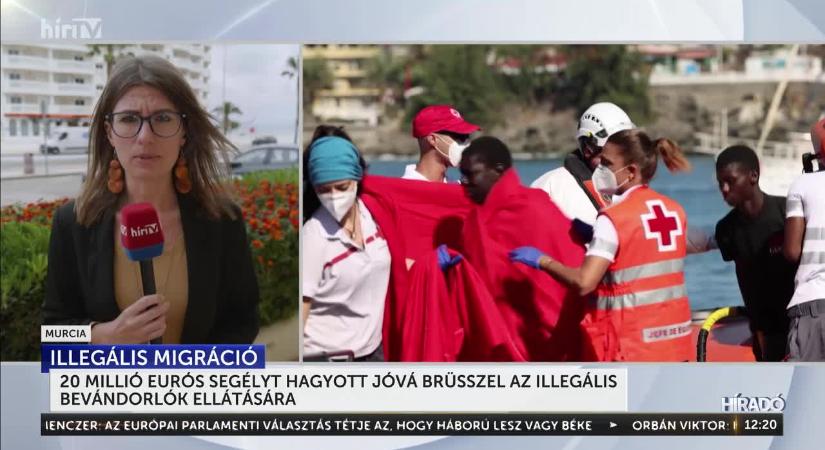 20 millió eurós segélyt hagyott jóvá Brüsszel az illegális bevándorlók ellátására  videó
