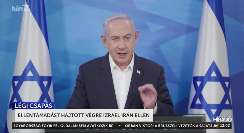Ellentámadást hajtott végre Izrael Irán ellen  videó