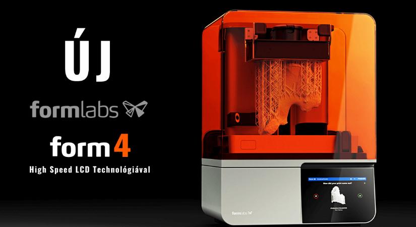3D nyomtatott alkatrészek 2 órán belül az új Formlabs Form 4-el