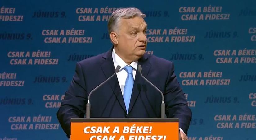 Orbán Viktor elindította a Fidesz kampányát - Videó