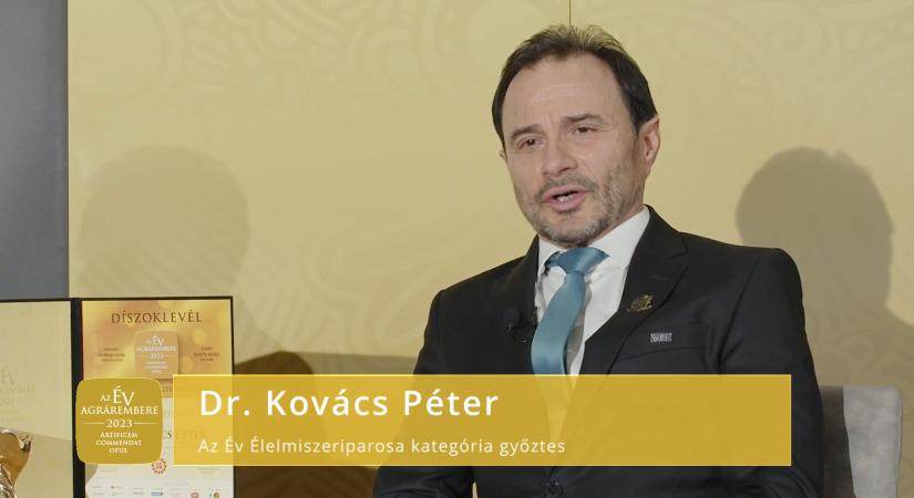 Az Év Élelmiszeriparosa Dr. Kovács Péter 2023-ban