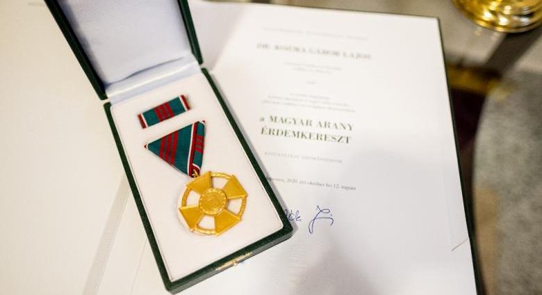 Magyar állami kitüntetést adtak át Csíkszeredában.