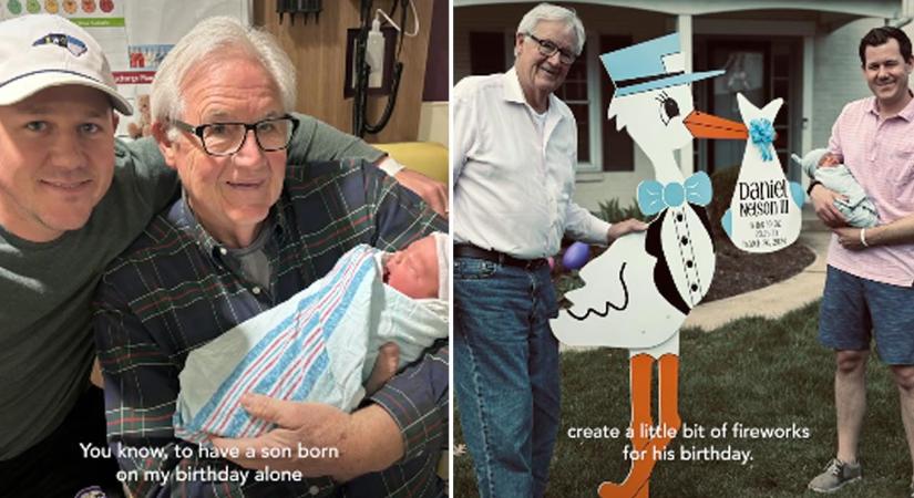 Ritka eset: ugyanazon a napon született a nagypapa, a fia és az unokája