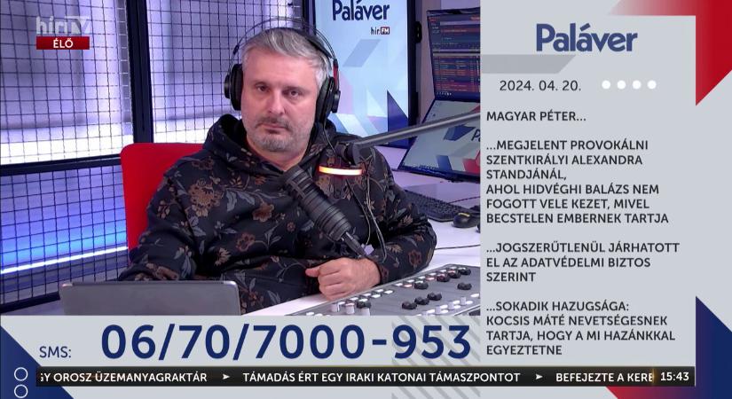 Paláver - Magyar Péter megjelent provokálni Szentkirályi Alexandra standjánál  videó