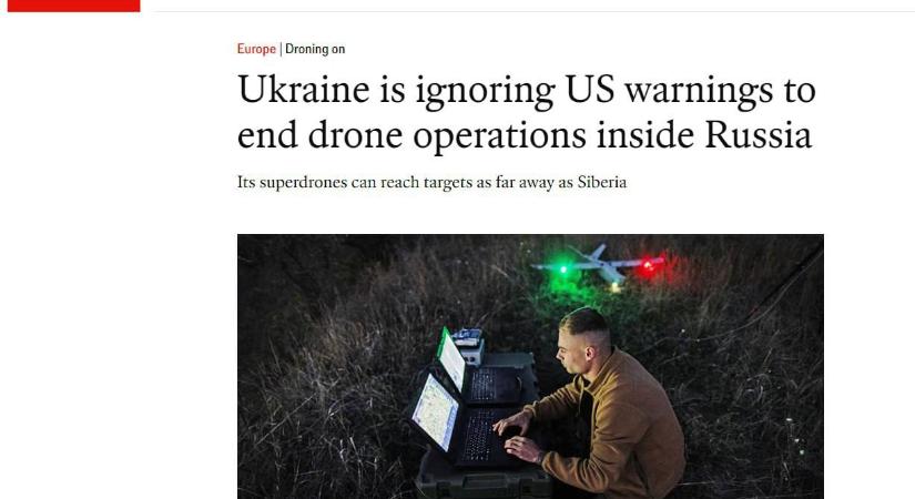 The Economist: Ukrajna 3000 km-re repülő drónt állított elő