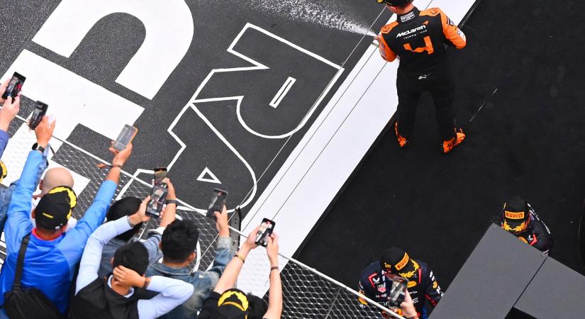 F1: Csúnya vereséget várt a Red Bull-verő Norris