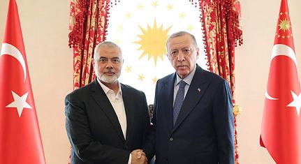 A Hamász vezetőjével tárgyalt Erdogan Isztambulban