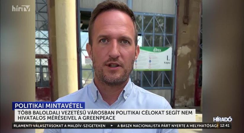 Több baloldali vezetésű városban politikai célokat segít nem hivatalos méréseivel a Greenpeace  videó