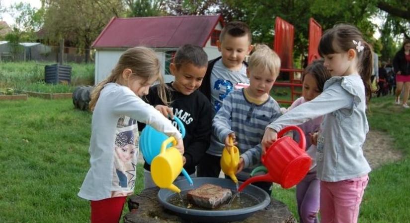 A Gátéri Liget Óvodában környezettudatos életmódra nevelik a gyerekeket