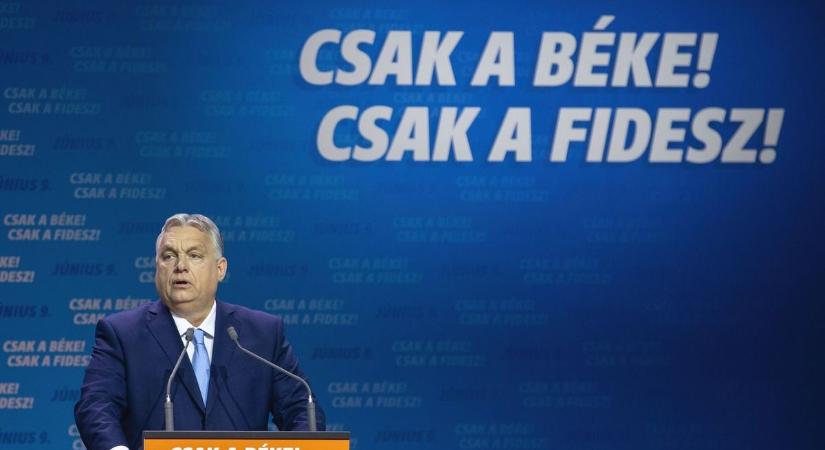 Orbán Viktor: Csak a béke, csak a Fidesz!