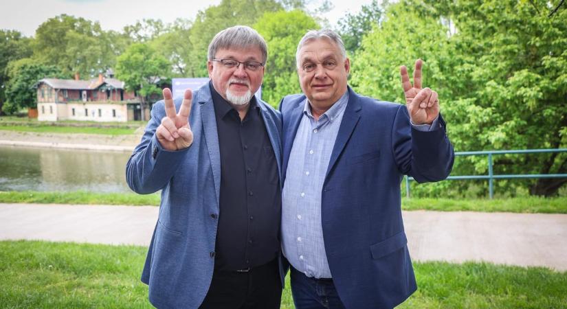 Győrben folytatta kampánykörútját Orbán Viktor